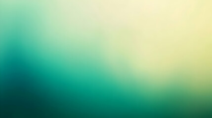 Obraz premium Blurred gradient forest green to cyan abstract background