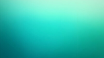 Obraz premium Blurred gradient teal to emerald abstract background