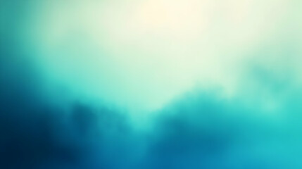 Fototapeta premium Blurred gradient sapphire to aqua abstract background