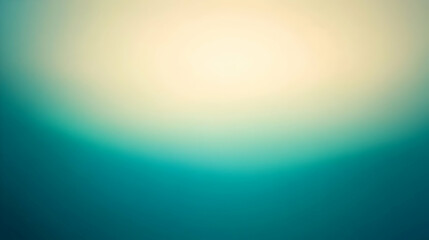 Obraz premium Blurred gradient turquoise to jade abstract background