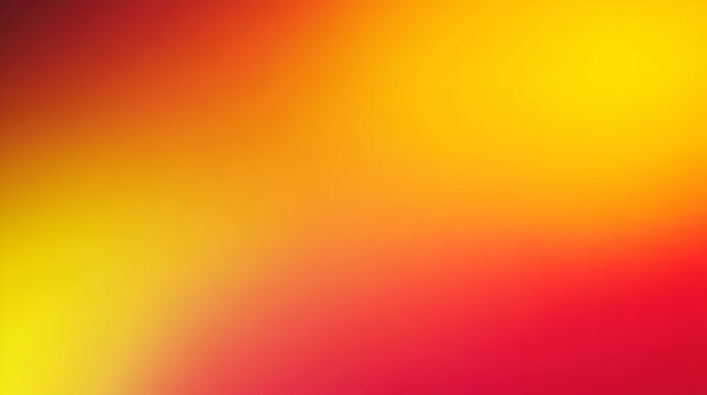 Blurred gradient ruby to yellow abstract background