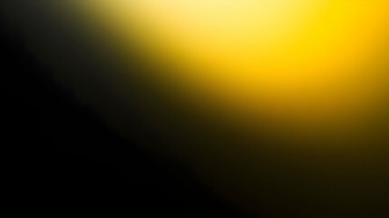 Blurred gradient black to yellow abstract background