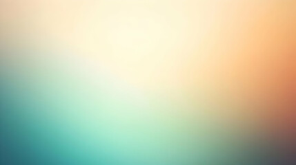Blurred gradient mint to bronze abstract background