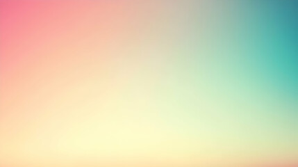 Fototapeta premium Blurred gradient beige to cyan abstract background