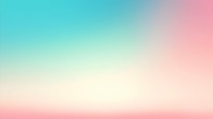 Obraz premium Blurred gradient aqua to pink abstract background