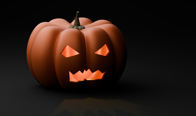 Dark and Mysterious Halloween Pumpkin
