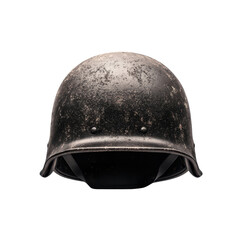 Obraz premium Worn military helmet with weathered texture