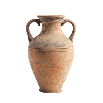 Roman Amphora isolated on transparent or white background