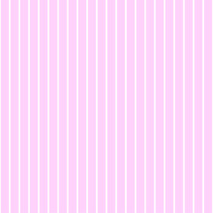 Cute pink seamless pattern. White vertical lines on pink background. Vector illustration. Texture for print, textile, fabric; packaging.