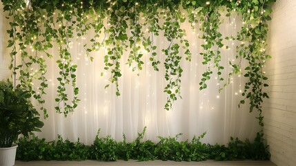 Lush Greenery Arch Backdrop   A Stunning and Versatile Rental Option for Weddings Events and Photo Shoots  Elevate Your Decor with this Natural Botanical Entrance or Stage Setting