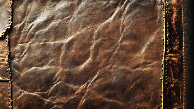 Texture of Brown Leather