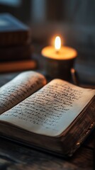 Embrace the beauty of words on Poetry Day with a serene background featuring an open book of poetry, soft light, and elegant script, capturing the essence of literary art and inspiration 