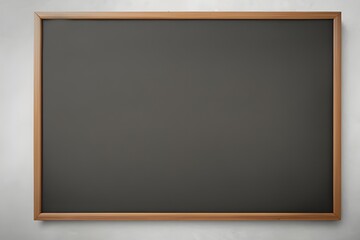 Blank Blackboard Isolated on White Background   Generative AI illustration
