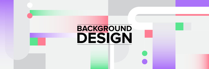 Modern abstract background for presentation design, dynamic shapes composition. Vector illustration