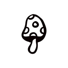 mushroom icon design vector illustration