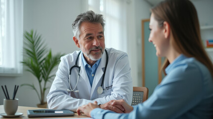 Professional Doctor Consultation and Medical Care Image – Healthcare Provider Offering Advice and Patient Consultation