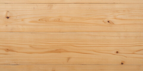 Fototapeta premium Light brown wood top view of natural background. Abstract wooden texture background.