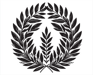 Obraz premium Timeless Wreath Illustration