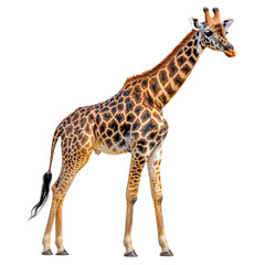 Naklejka premium Majestic Giraffe Standing Tall in Nature