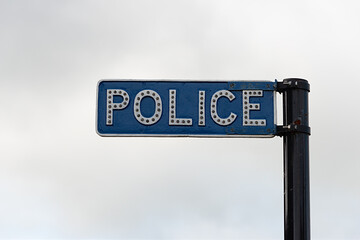Police Station Sign