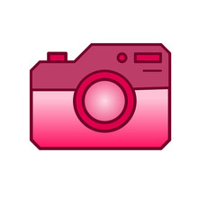 camera icon vector simple design illustration 
