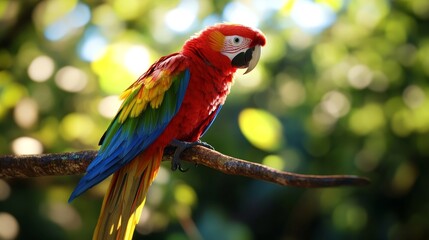 Obraz premium Macaw HD 8K wallpaper stock photo