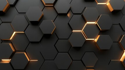 A close-up of a hexagonal gunmetal texture highlighting its geometrical precision.