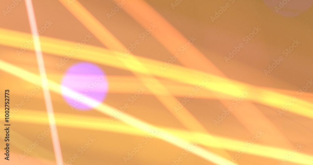 Poster image of colorful light trails with motion blur effect