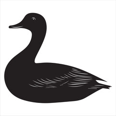 silhouette of a duck,bird, swan, animal, duck, goose, illustration, vector, silhouette, nature, cartoon, water, beak, icon, black, wild, lake, drawing, wildlife, birds, design, feather, love, art, sym