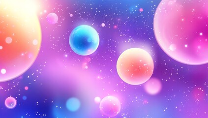 Background design, wallpaper in blue, dark purple, and burgundy with holographic gradients