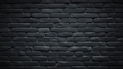 black brick wall