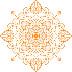 Mandala floral Simple Background Wedding