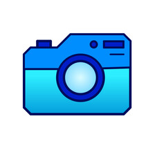 camera icon vector simple design illustration 