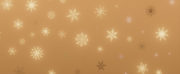Golden Snowflakes