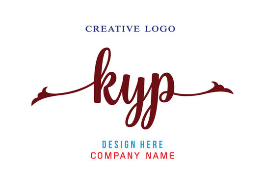 KYP  lettering logo is simple, easy to understand and authoritative