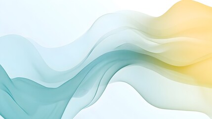 Fototapeta premium Tranquil Fluid Waves of Pastel Tones in Abstract Background