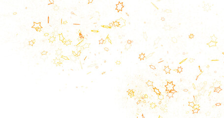 Starry Christmas Cascade: Radiant 3D Illustration Showcasing Falling Holiday Starlight Streams