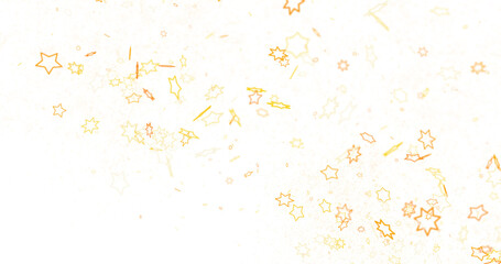 Cosmic Christmas Showers: Dynamic 3D Illustration of Descending Celestial Showers for the Holidays