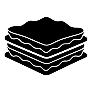recommend clip art: Lasagna Silhouette Vector Illustration Printable Pasta Icon for Digital Use