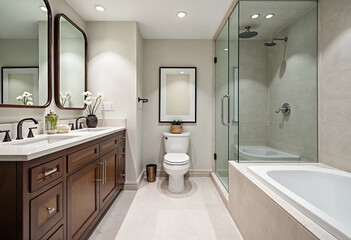 modern bathroom interior