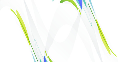 Abstract geometric shapes in soft colors, creating a balanced and harmonious visual composition