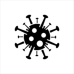 Obraz premium Antibacterial icon. Bacterial and anti-virus signs, vector illustration on white background.