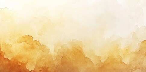 Obraz premium Decorative painted watercolor background on paper texture with old paper texture design and light brown concrete background texture wallpaper. Hickory paper texture design and modern design in