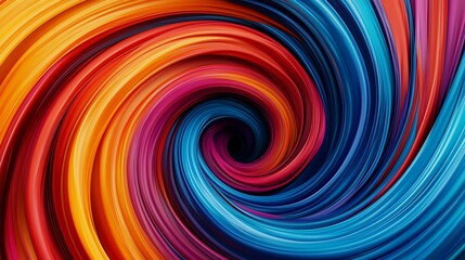 Obraz premium Swirling abstract tunnel with dynamic colors, soft gradients, and fluid motion, Abstract tunnel background, Swirling motion