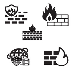 firewall vector design 