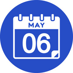 6 May Vector Icon Design