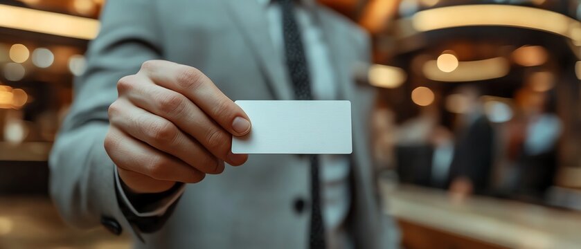 A closeup of a business card being handed to a client during a consulting session, handing business card, professional networking