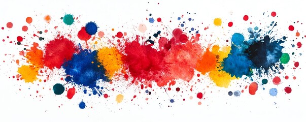 National holiday celebration with a massive explosion of fireworks, bright and colorful bursts, vibrant night atmosphere, isolated on white background