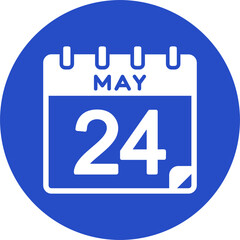 24 May Vector Icon Design