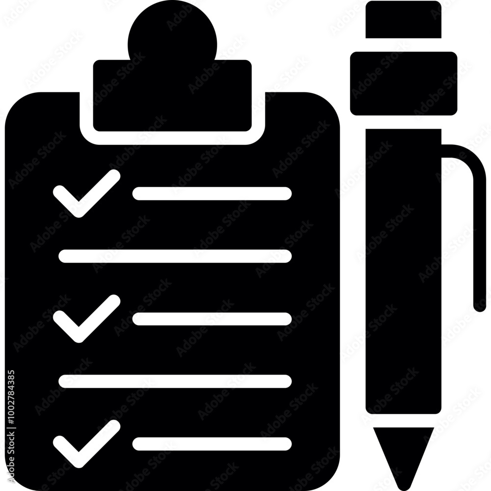 Wall mural Checklist Icon